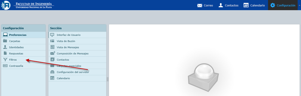 Filtros nuevo webmail 2