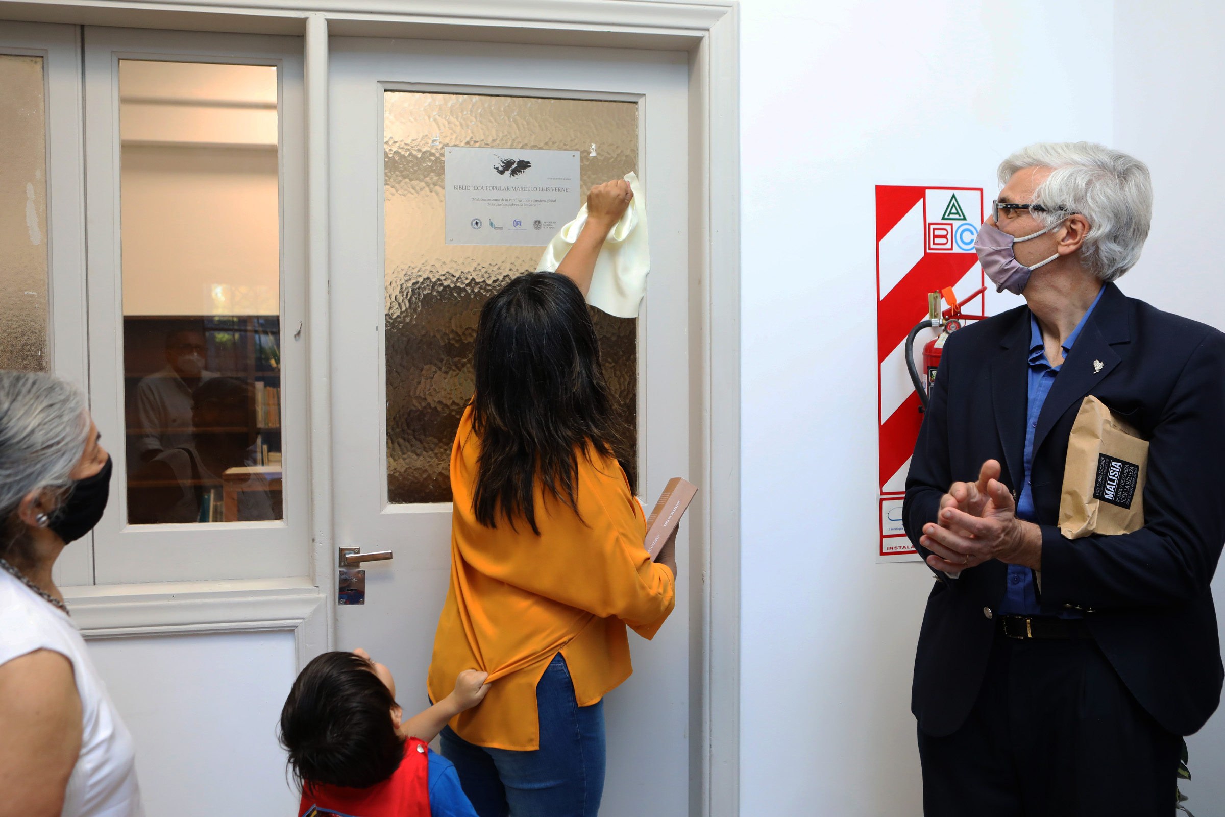Inauguración Biblioteca Popular Marcelo Luis Vernet.