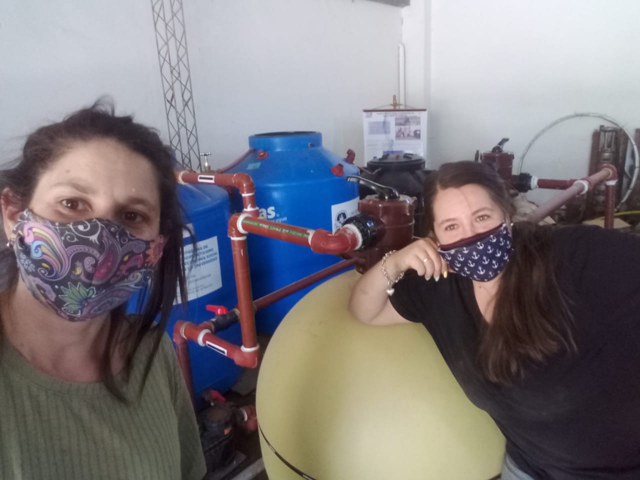 Ingenieras Tatiana Arturi y Eliana Berardozzi