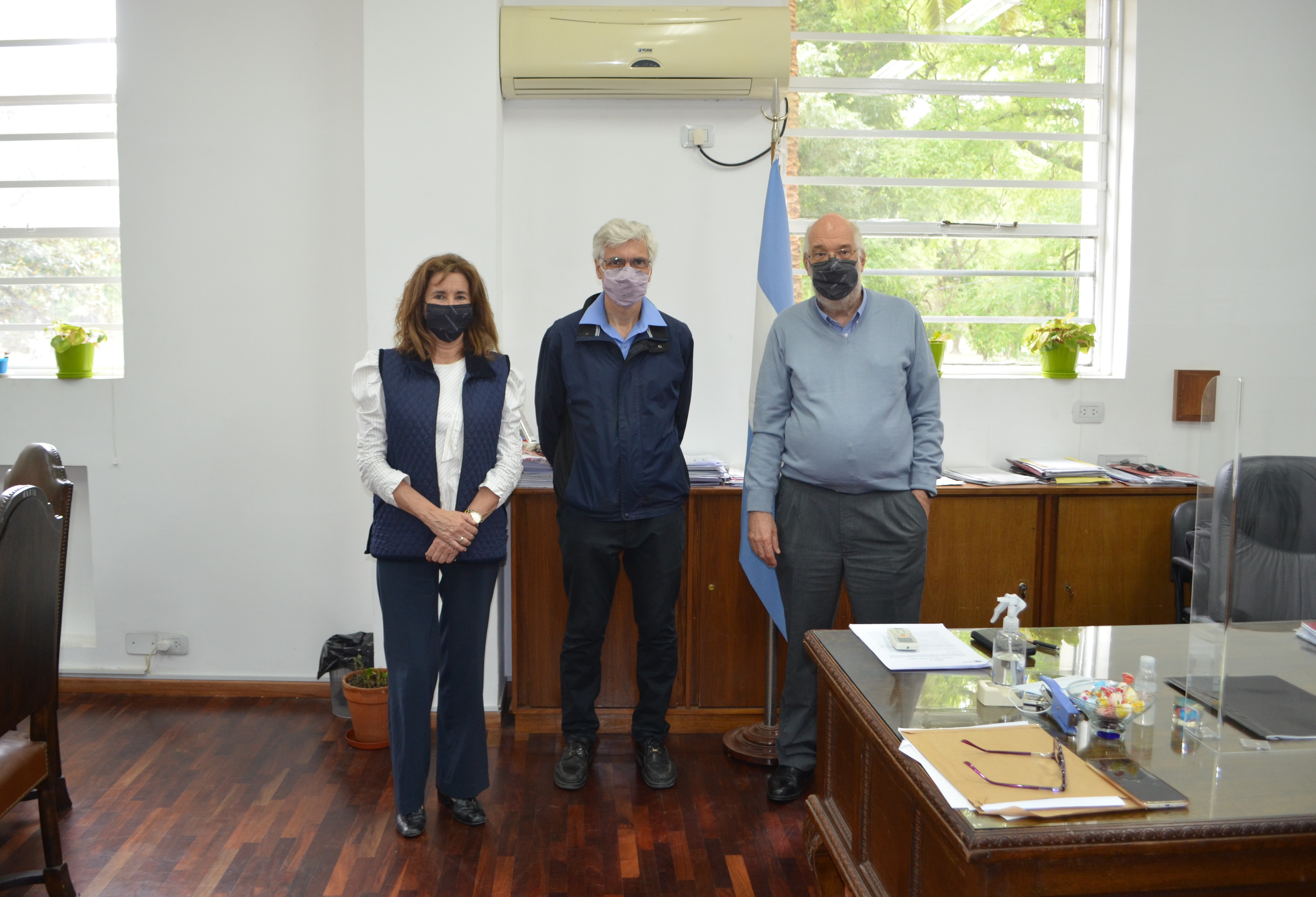 Mónica Ferreras, Marcos Actis y Juan Ángel Basualdo Farjat